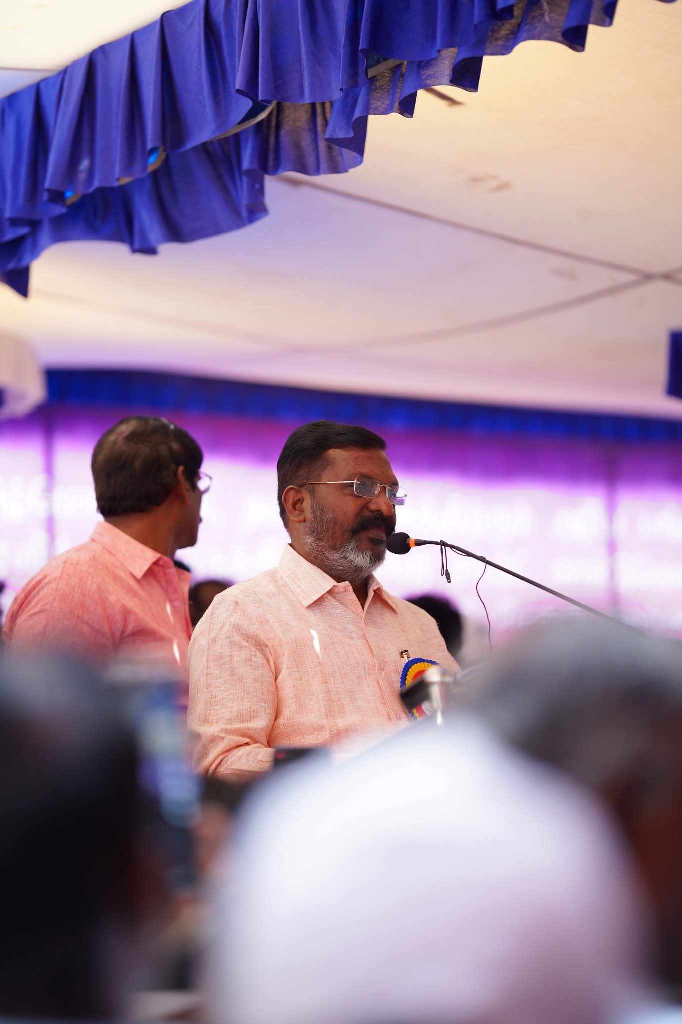 Speaking at event